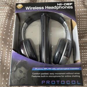 Hi-Def Wireless Headphones - Black